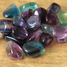Load image into Gallery viewer, Rainbow Fluorite - Tumbled
