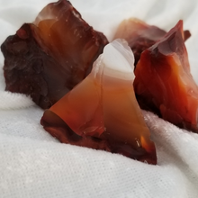 Load image into Gallery viewer, Natural Raw carnelian crystal . Red crystal orange crystal confidence crystal 

