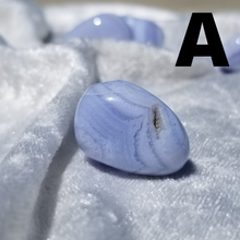 Load image into Gallery viewer, Blue Lace Agate crystal tumbled. 
