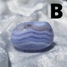 Load image into Gallery viewer, Blue Lace Agate crystal tumbled. 
