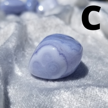 Load image into Gallery viewer, Blue Lace Agate crystal tumbled. 

