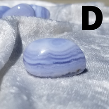 Load image into Gallery viewer, Blue Lace Agate crystal tumbled. 
