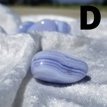 Load image into Gallery viewer, Blue Lace Agate crystal tumbled. 
