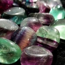 Load image into Gallery viewer, Rainbow Fluorite - Tumbled

