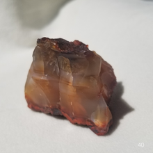 Load image into Gallery viewer, Natural Raw carnelian crystal . Red crystal orange crystal confidence crystal 
