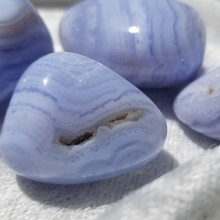Load image into Gallery viewer, Blue Lace Agate crystal tumbled. 
