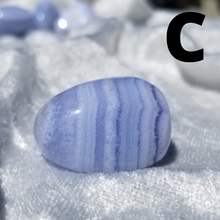 Load image into Gallery viewer, Blue Lace Agate crystal tumbled. 
