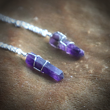 Load image into Gallery viewer, amethyst pendant crystal point
